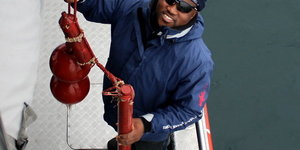 Kira with a recovered receiver 